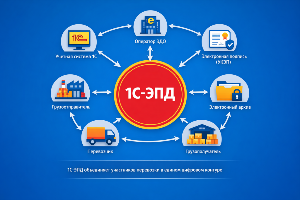 Процесс обмена электронными транспортными накладными